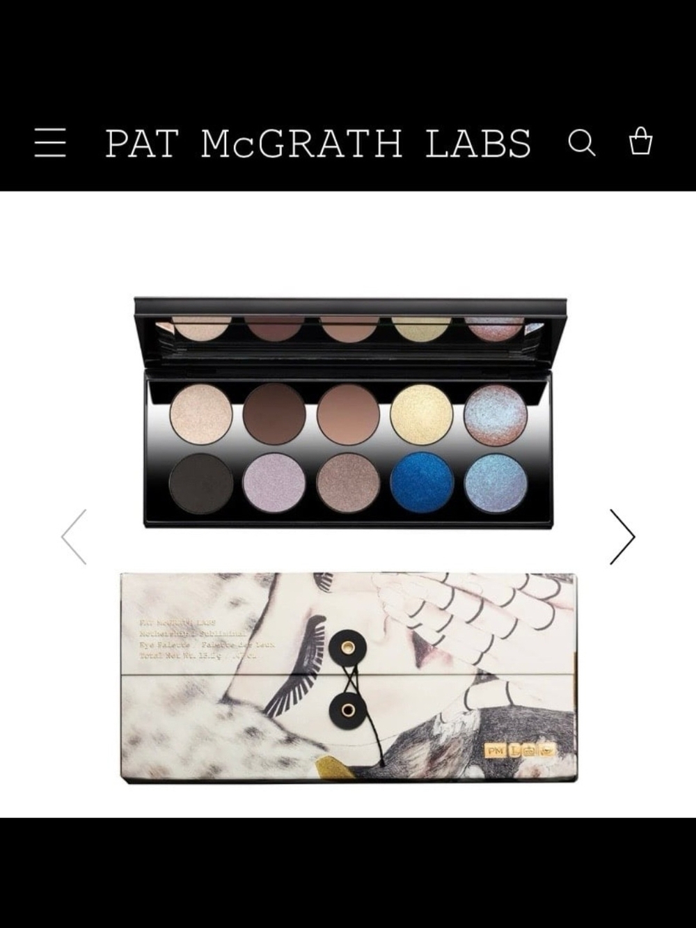 Pat McGrath Mothership I Subliminal Eyeshadow Palette